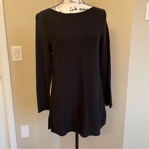 EUC J. Jill Black Pull Over Sweater Black Size Medium